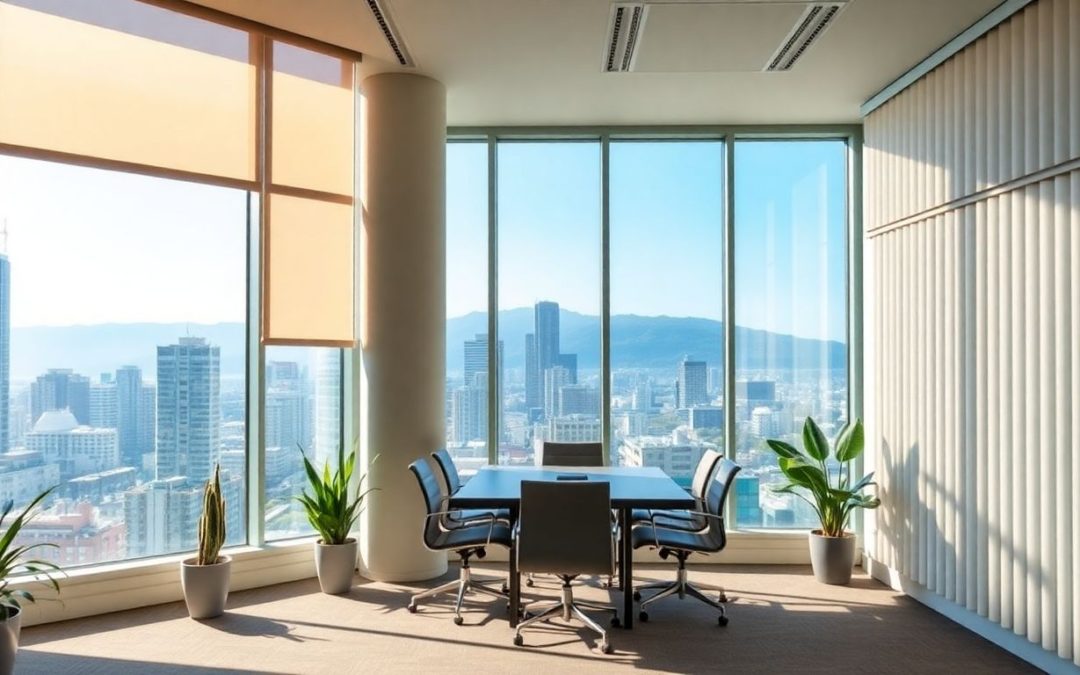 Commercial Roller Shades vs Vertical Blinds: What’s Better for Vancouver Businesses?