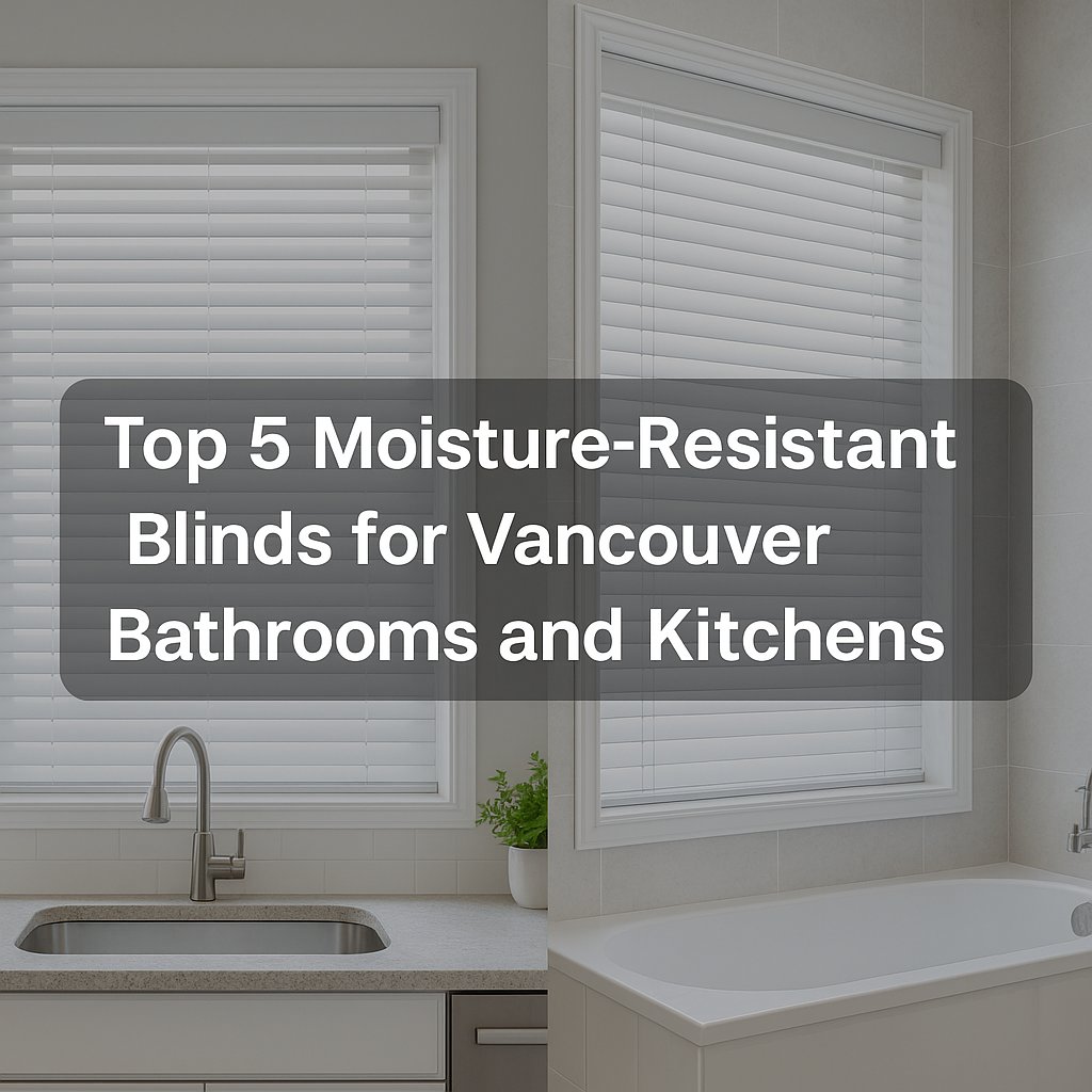Top 5 Moisture-Resistant Blinds for Vancouver Bathrooms and Kitchens